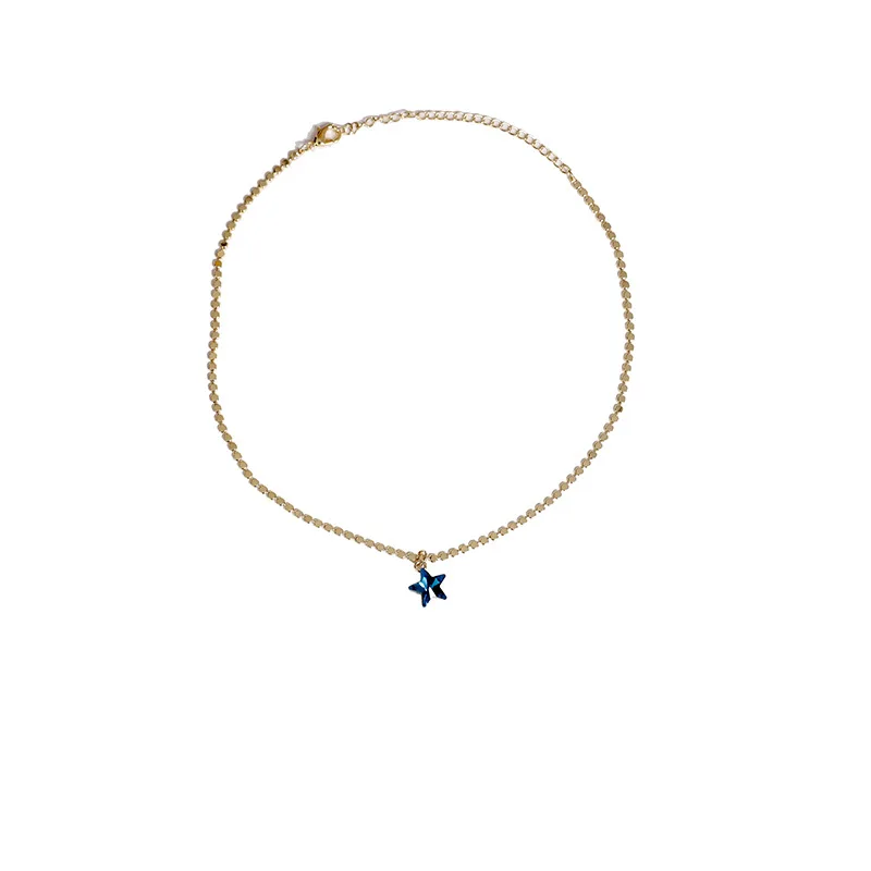 

Temperament Wild Sexy Clavicle Chain Short Star Pendant Women Necklace Choker Collar Neckband Women