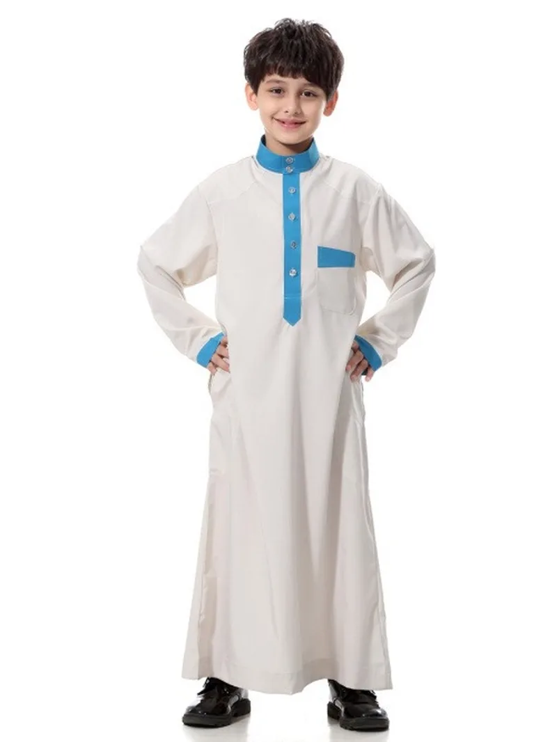 Muslim Men's Clothing Robes Eid Worship Service Middle East Ramadan Sets Jubba Thobe Islamic Abaya Jilbab Moslem Shirt Pants