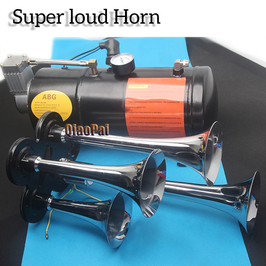Автомобильный компрессор для клаксона 12V 3L Поезд Труба лодка автомобиль