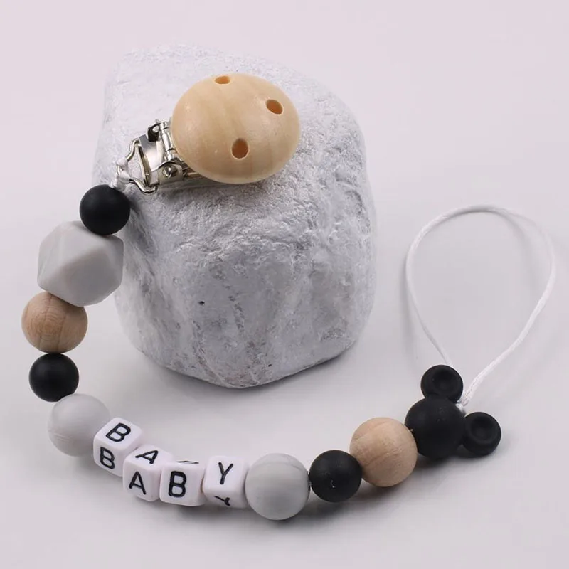 Силиконовый держатель для соски с цепочкой и цепочкой|Шнурки чехлы сосок| |