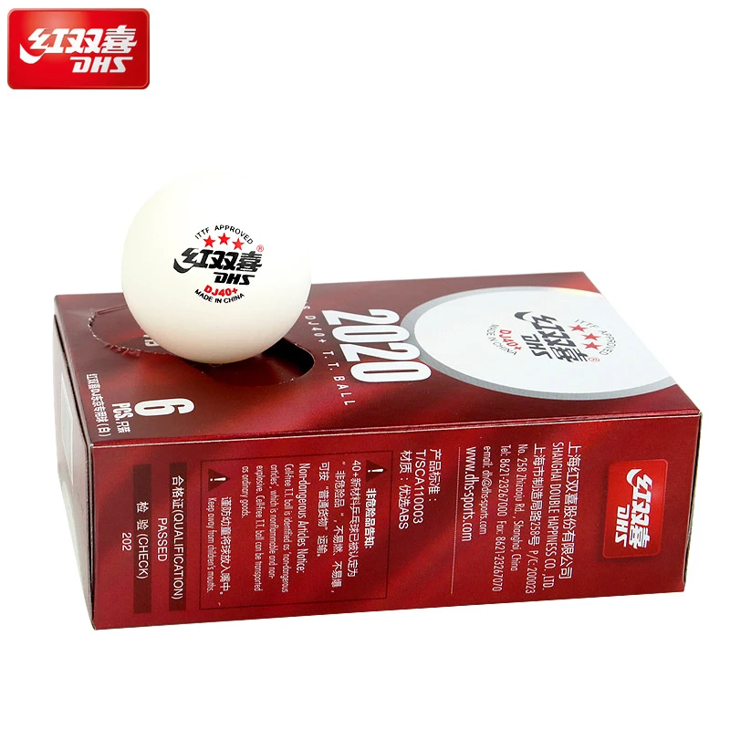 Мяч для настольного тенниса DHS DJ40 + Олимпийских игр в Токио одобрено ITTF 2020 Пусан