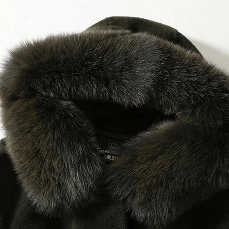 Женская зимняя одежда 2020 новые шорты Длинные Теплые черные лисы облегающее
