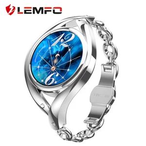 LEMFO LEM1995 Smart Watch Women DIY Watch Face Full Stainless Steel for Women IP68 Waterproof BT5.0 in USA (United States)