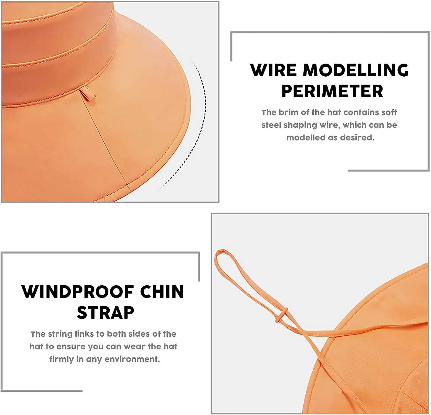 Шляпа от солнца Двусторонняя женская шелковая Панама сертифицированная UPF 50 + с