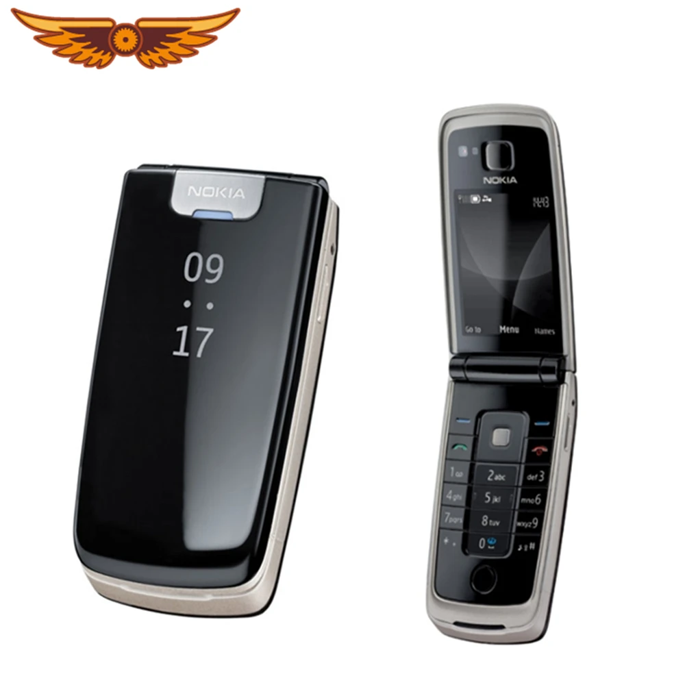 Оригинальный разблокированный сотовый телефон Nokia 6600f Bluetooth 3G складной
