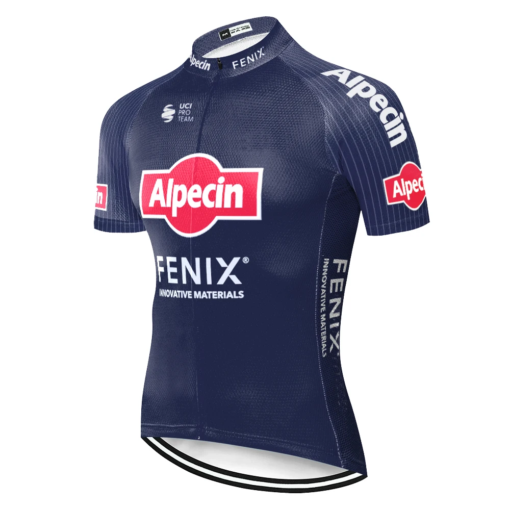 2021 Мужская велосипедная Джерси ProTEAM Alpecin Fenix одежда с коротким рукавом летняя