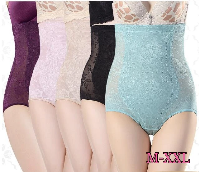 Женские Бесшовные тренировочные Трусики с высокой талией утягивающие живот