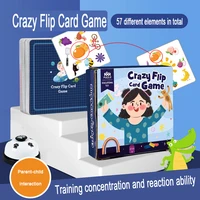 crazy flip card game children educational memory puzzle toy parent child interaction concentration training toys