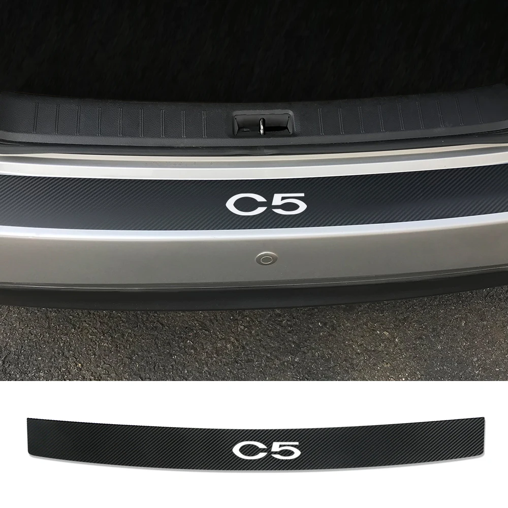 Стильные Автомобильные Защитные наклейки для Citroen C5 самодельные из углеродного