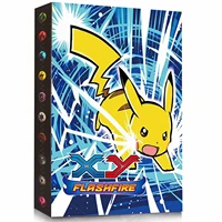 cartoon 9 pocket binder pokemon cards album book 432 anime game card vmax gx ex holder pikachu collection folder kids toys gift