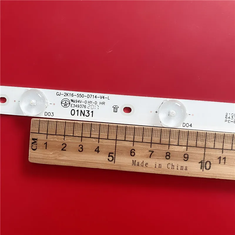 Светодиодный Подсветка (14) для 55PUS6551/12 55PUT6400 55PUS6101 55PUH6101 55PUS6581 55PUS6561 55PUS6401 55PUS6262 55PUS6162