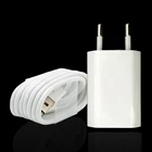 Сетевое зарядное устройство с европейской вилкой и USB-портом переменного тока для Apple iPhone 5 5S 6 6S 7 8, для iPhone X XS, USB-кабель для зарядки + дорожный адаптер для зарядного устройства