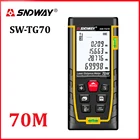 Лазер SNDWAY дальномер 50 м 70 м 100 м 120 м дальномер metro Лазерная Лента дальномер строительный измерительный прибор Линейка Инструмент для тестирования