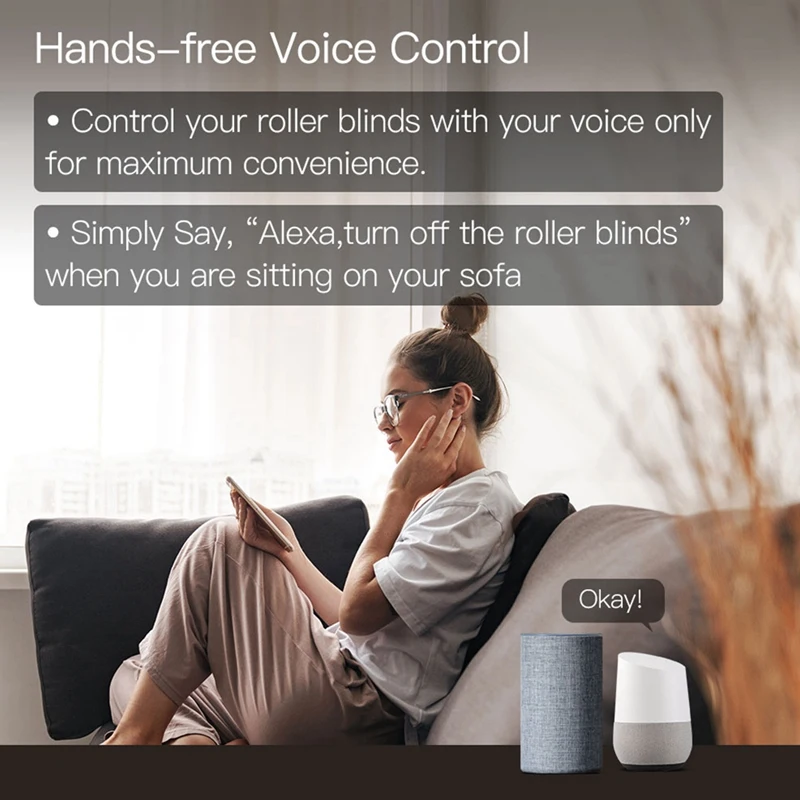 

WiFi RF433 Blind Curtain Switch Tuya with Remote for Electric Roller Shutter Sunscreen Google Home Alexa Smart Home