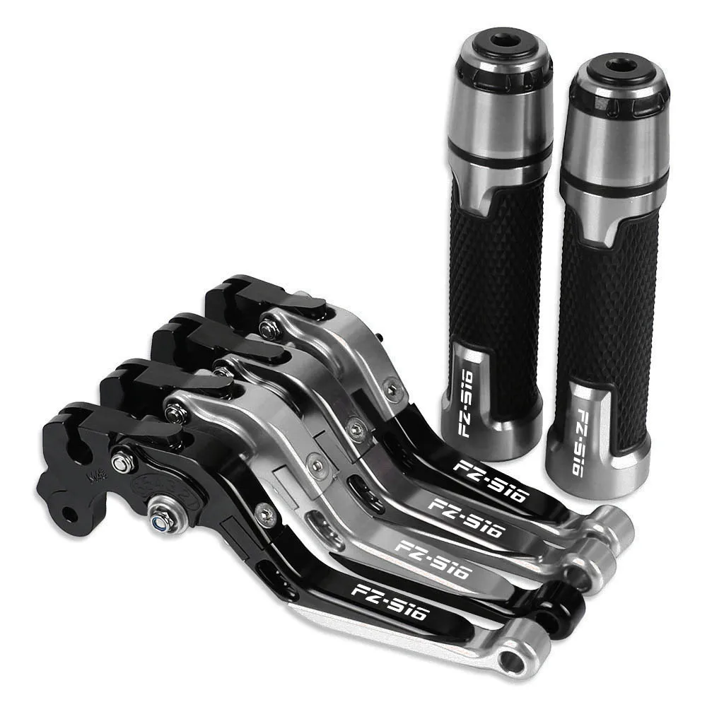 

Motorcycle CNC Brake Clutch Levers Handlebar knobs Handle Hand Grip Ends FOR YAMAHA FZS FAZER 16 2008 2009 2010 2011 2012-2018