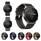 Ремешок кожаный для смарт-часов Huawei Watch GT 2 Pro, сменный Браслет Для Huawei GT2 Pro, 22 мм