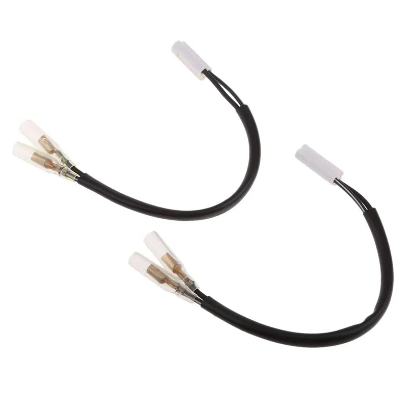 

Motorcycle Turn Signal Adapter Turn Signal Harness Connector Plug Adapter for Yamaha R1 R6 FZ1 FZ6 FZ6R FZ8 FZN XJ6