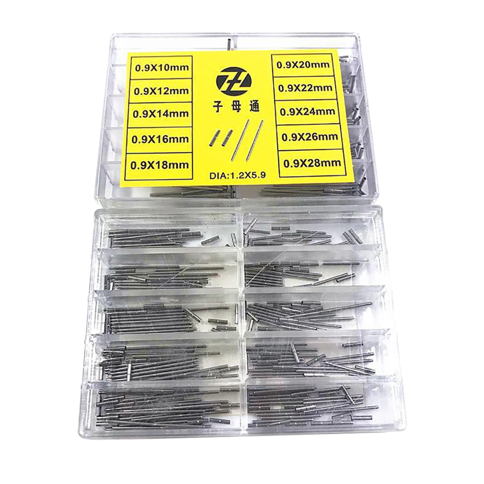 

10 Types 0.9mm 10mm~28mm Watchband Tube Bars Set Band Boxed Mother-Child