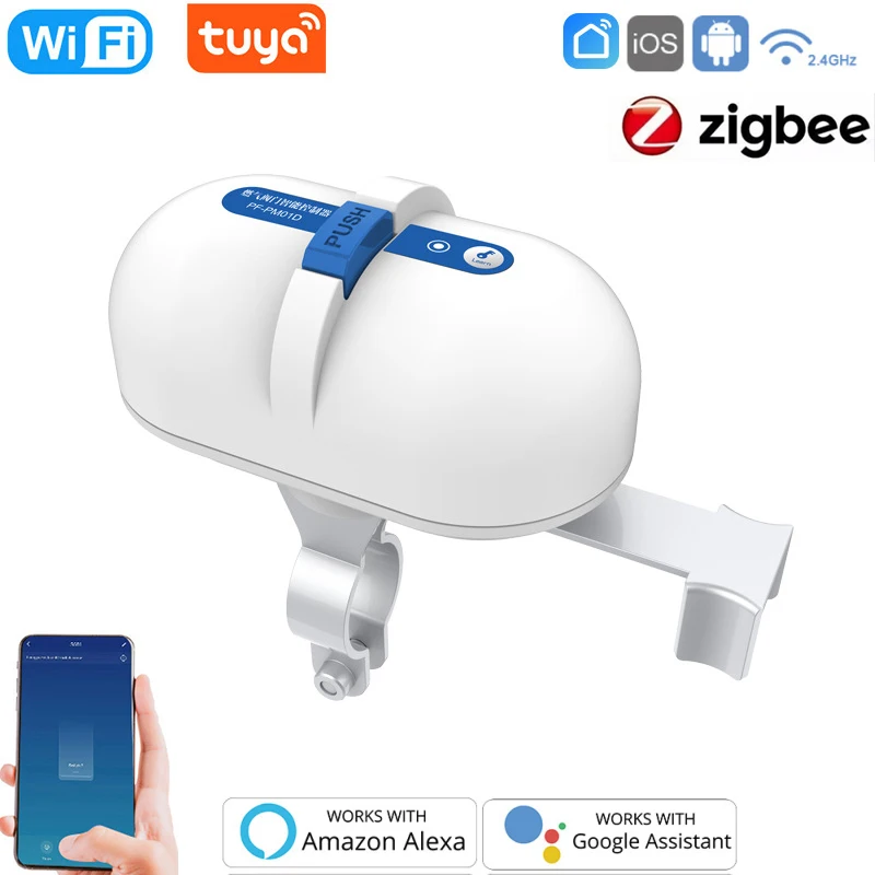 

Tuya Smart ZigBee Valve Smart Water/Gas Valve Automation Module Smart Life APP Remote Controller Voice Support Alexa Google Home