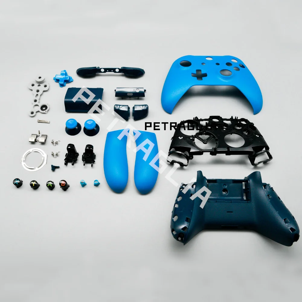 Черный синий для контроллера Xbox One S сменный Корпус Корпуса чехол лицевая панель