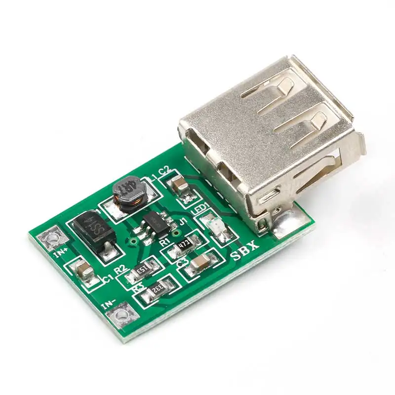 DC-DC adjustable boost power supply module USB battery board 0.9V~5V liter 5V 600MA 1A 1.5A 3A USB Output charger Step Up module