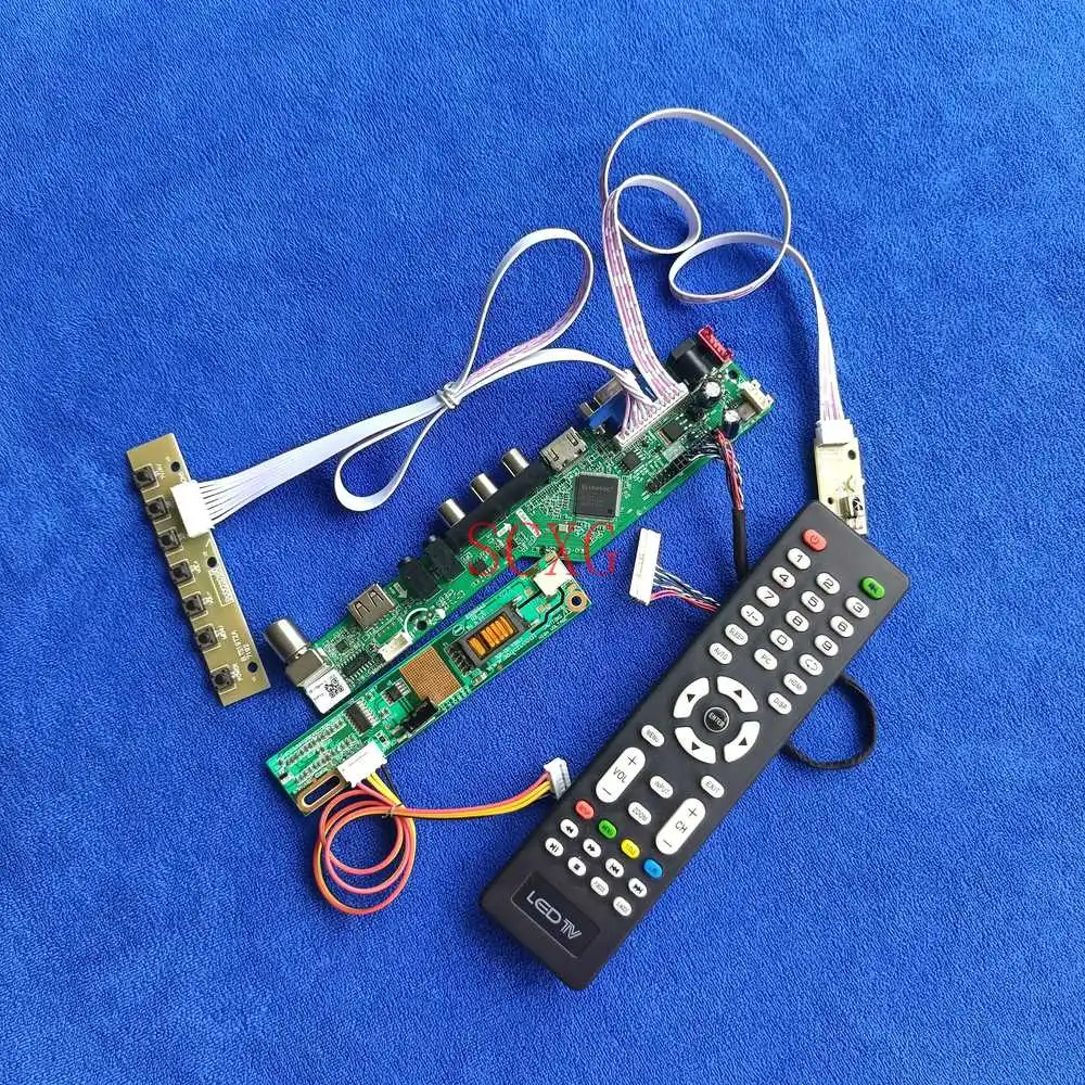 

1280*800 For LP141WX1-TL01/TLA1/TLB1/TLC1/TLE1 Analog Signal HDMI-compatible USB AV VGA 1CCFL Monitor drive card LVDS 30 Pin kit