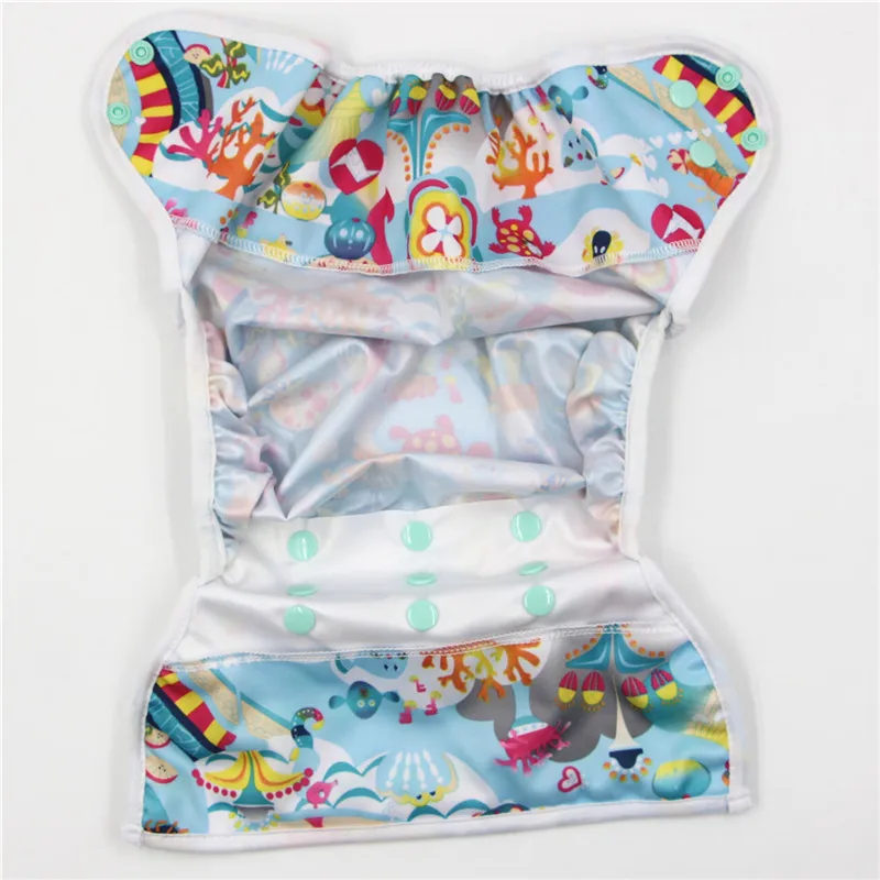

Baby Cloth Diaper Cover Breathable Waterproof Diaper Washable and Adjustable All In One Cloth Diapers Newborn