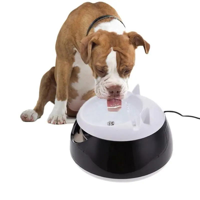 Automatic Luminous Pets Cat Water Fountain 1.5L USB Electric for Pet Dog Drinking Bowl Mute Dispenser Supplies | Дом и сад