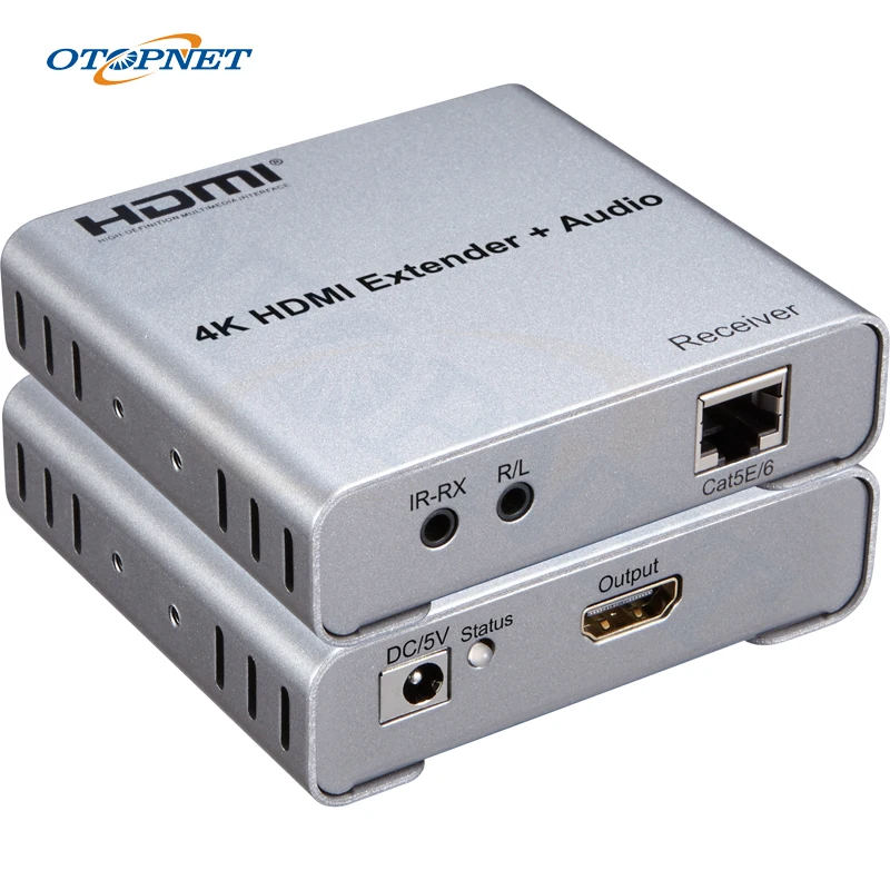 

4k 100m hdmi удлинитель над cat 5e/6 с ИК и аудиовыходом для компьютера/HDTV/ноутбука/проектора/PS3/4