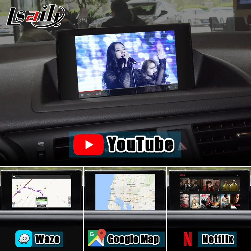 PX6 Lsailt CarPlay/Android видео интерфейсная коробка для Lexus CT 2013-теперь с Android авто CarPlay YouTube