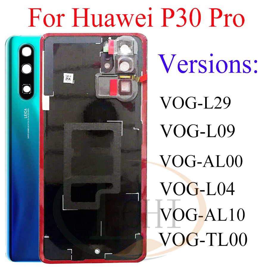 Крышка батарейного отсека для Huawei P30 pro стеклянная крышка аккумулятора Pro p30