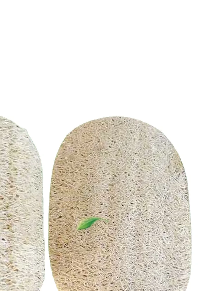 

3PCS Loofah dish towel natural non-stick oil does not hurt the pot sponge to remove oil stains cloth loofah sponge pot brush