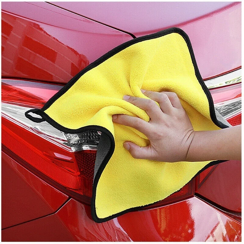 

Car Wash Microfiber Towel Car Cleaning Drying Cloth Hemming Extra Soft Car Care Detailing WashTowel Never Scrat High Density New
