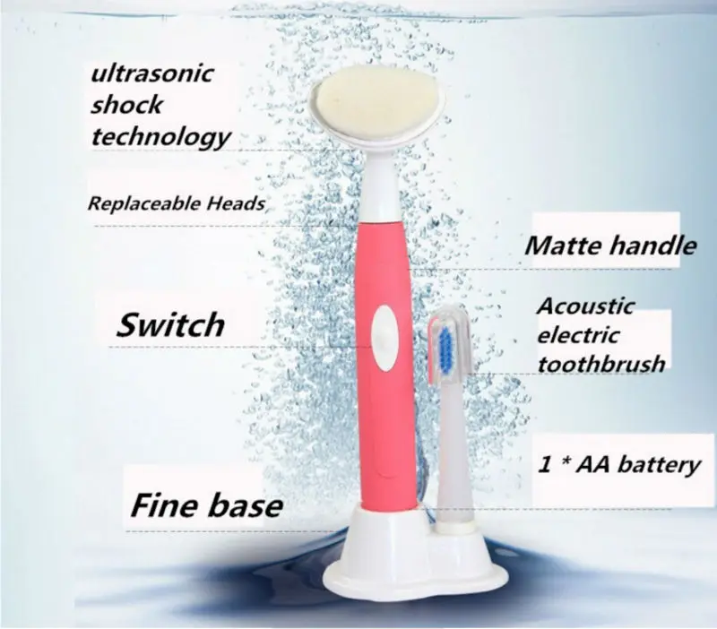 Сменная звуковая вибрационная головка 2 в 1 высокочастотный Электрический
