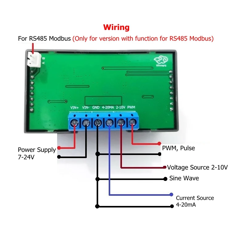 Симулятор аналогового напряжения с регулируемым током 2-10 В 4-20 мА генератор