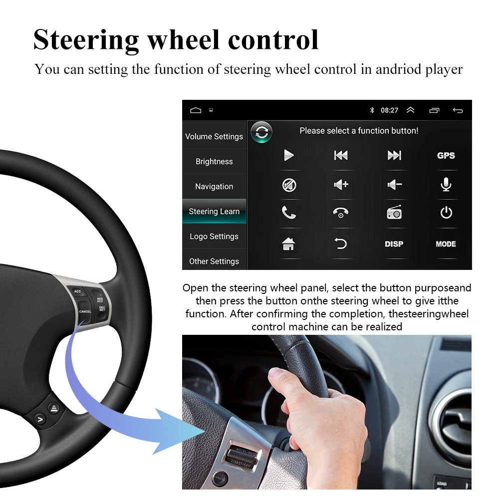 Автомагнитола Hikity мультимедийный плеер на Android с GPS 7 &quotэкраном для Focus Galaxy Mondeo Kuga c