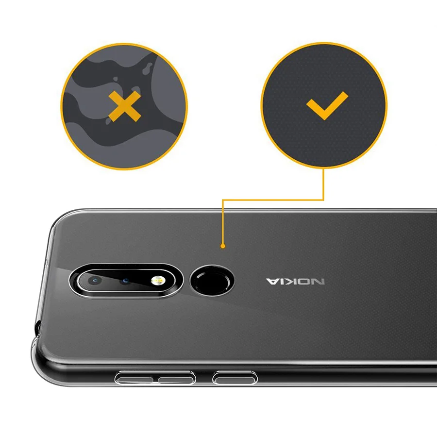 Силиконовый чехол из ТПУ прозрачный для Nokia 8 1 6 Plus 3 2 4 X71 9 PureView 7 Plus|Чехлы-накладки| |