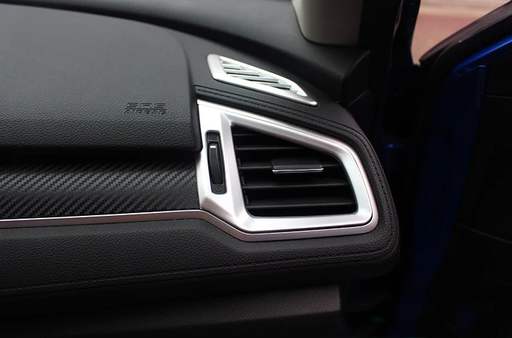 Вентиляционное отверстие приборной панели Крышка для Honda Civic 10th 2016 2017 аксессуары