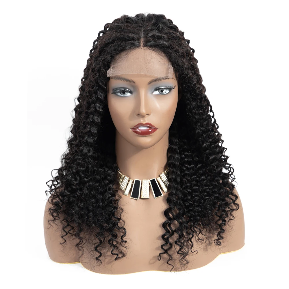 

HD Lace Frontal Wig Kinky Curly 13*4 Lace Front Wig Lace Closure Wig Human Hair Wigs Pre Plucked Natural Hairline Remy Peruvian