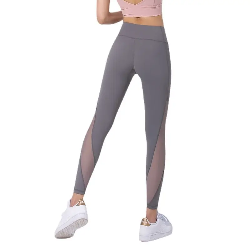 

Women Leggings Sport Woman Tights Mesh Sportwear For Fitness Gym Clothing Jumpsuits Stretch High Waist Yoga Sports Pants Legging