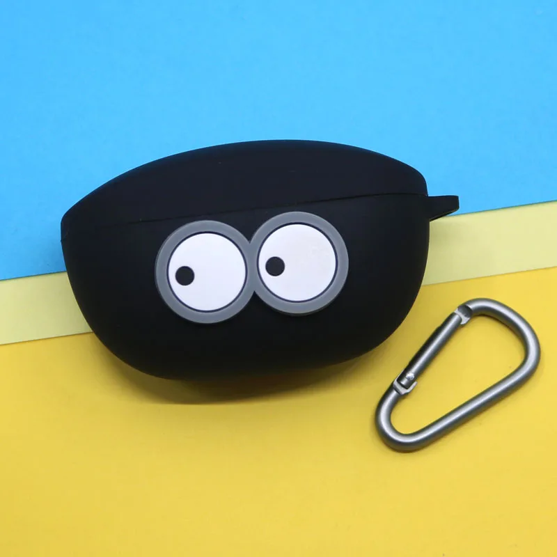 

Cartoon Cute Protective Cover Silicone Case with Carabiner for SONY WF-SP800N Truly Wireless Earphone Cover