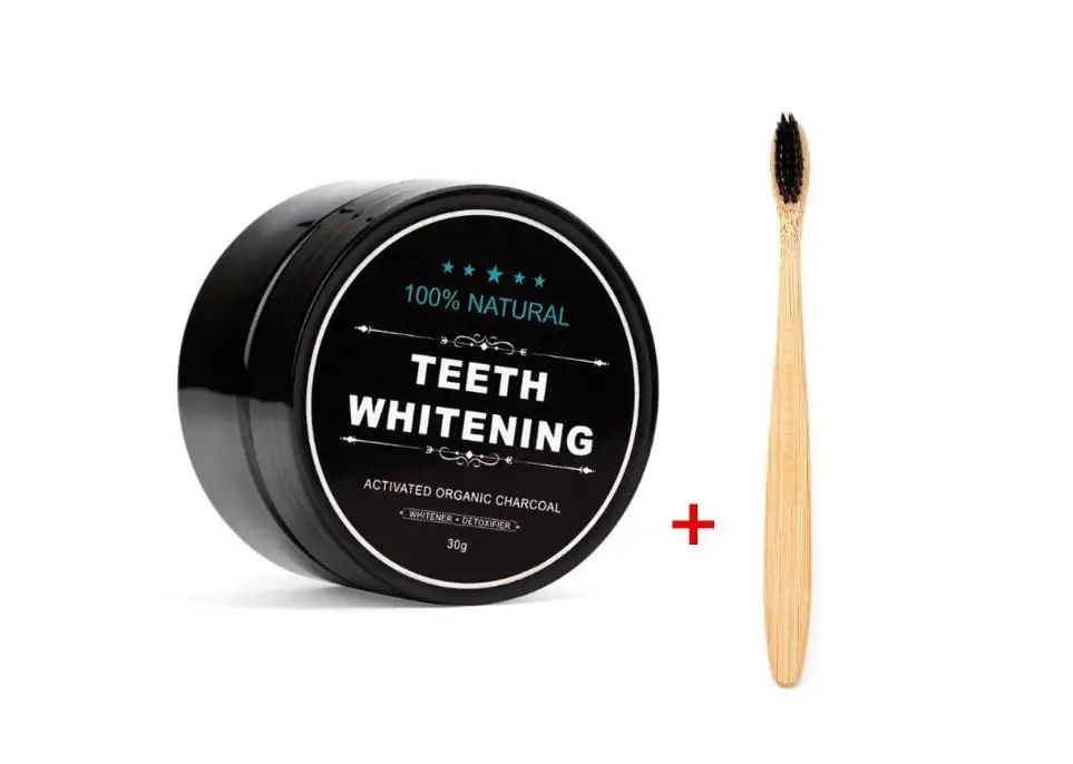 2 шт 30 г отбеливание зубов Уход за полостью рта угольный порошок натуральный
