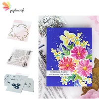 floral bunch stamps and dies new arrival 2021 scrapbook diary decoration flower plant stencil embossing template diy model