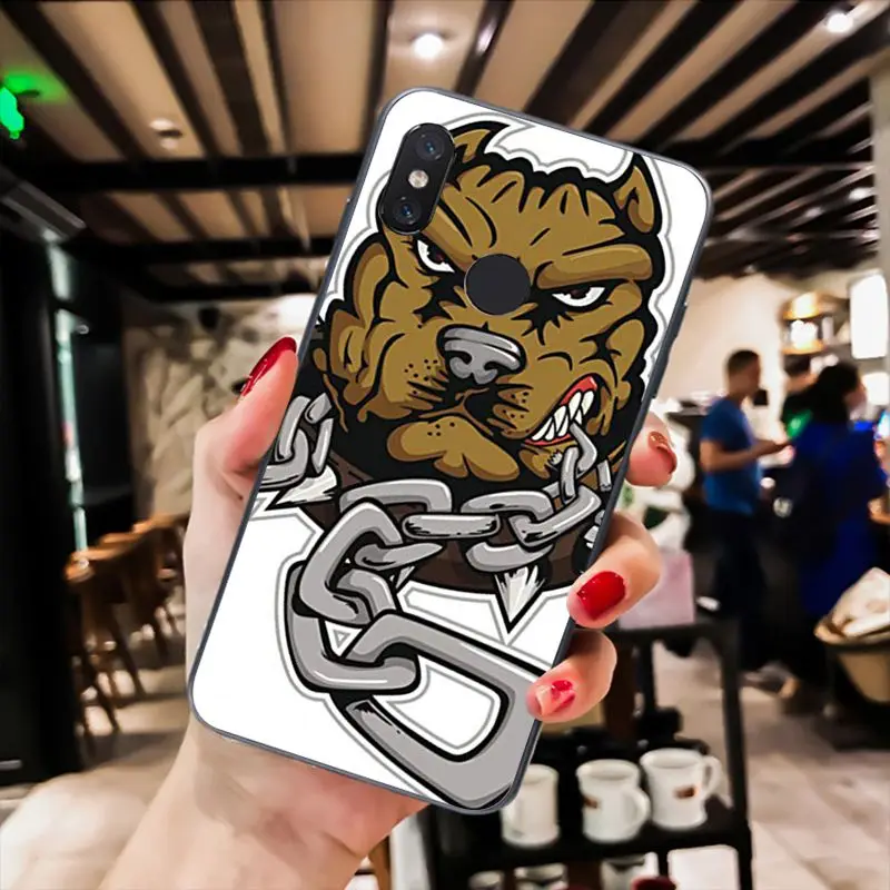 Чехол для телефона с милой собакой Maiyaca питбулл Xiaomi mi5 6 A1 A2 Lite Mi9 9SE mi8lite 8explorer Pocophone F1