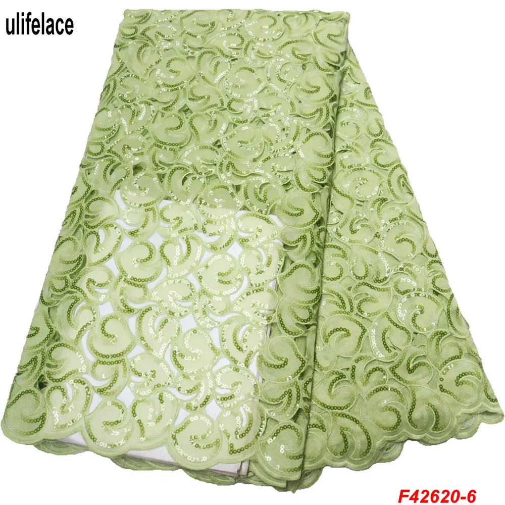 Блестящая ткань ручная работа с отверстиями парча тюль французские пайетки