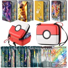 Pokemon Card Storage Box 9 Pocket Pokemon Album Book 100 V VMAX EX GX MEGA Trainer Game Battle Shining Card Best Selling Kid Toy