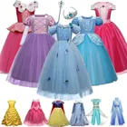 Костюм принцессы для маленьких девочек, платье на Хэллоуин, Детская карнавальвечерние, одежда для косплея, женская одежда
