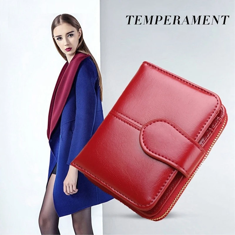 Женские кошельки высокого качества винтажный женский короткий кошелек из