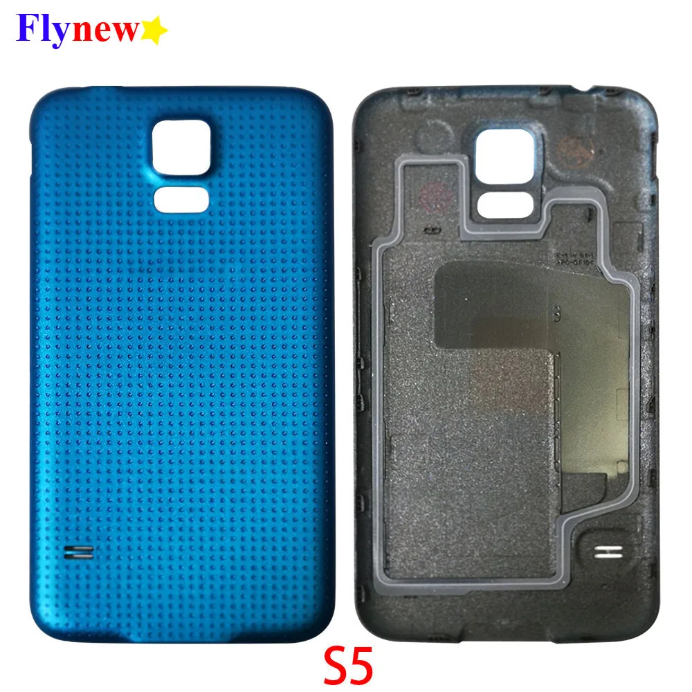Корпус для Samsung S5 G900F G9006V G9008V чехлы телефонов батарея задняя крышка чехол Замена