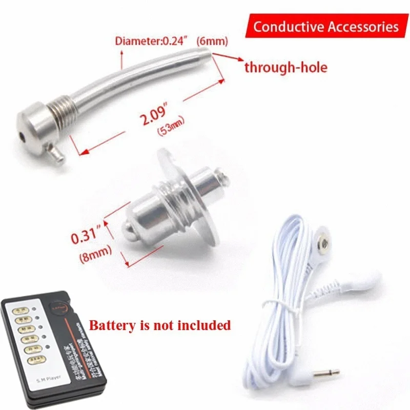 Новый дизайн пластиковый мужской замок на пенис электрический удар пробка для